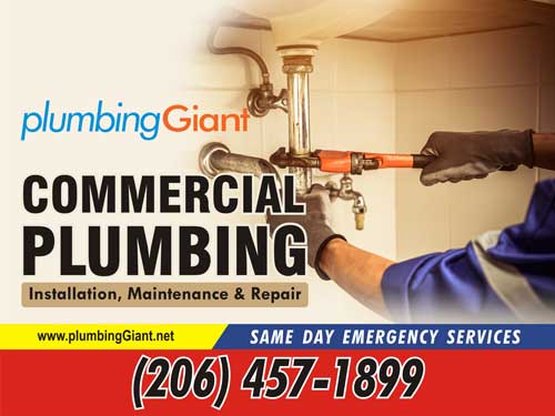 24/7 Redmond commercial plumbing in WA near 98052