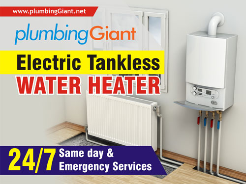 Premium Lacey electric tankless water heater in WA near 98503